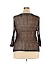 Jones New York Brown Long Sleeve Blouse Size 2X - photo 2