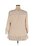 Zac & Rachel Tan Long Sleeve Blouse Size 2X - photo 2