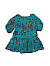 OshKosh B'gosh 100% Polyester Floral Teal Dress Size 2T - photo 2