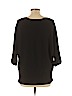 Vince. 100% Cashmere Black Short Sleeve Top Size L - photo 2