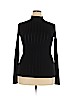 Shein Black Long Sleeve Turtleneck Size 3X - photo 1