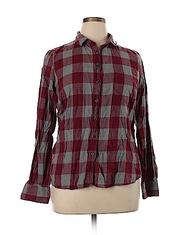 J. Crew Factory Store Long Sleeve Button-Down Shirt (view 1)