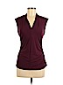 Vince Camuto Burgundy Sleeveless Top Size M - photo 1