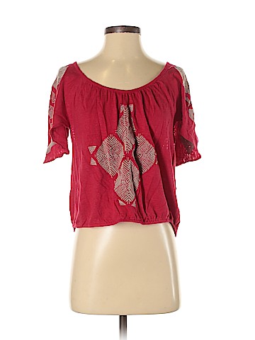 Free People Short Sleeve Blouse (view 1)