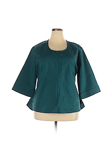 Melissa McCarthy Seven7 3/4 Sleeve Blouse (view 1)