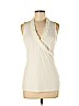 White House Black Market White Sleeveless Top Size M - photo 1