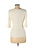 White House Black Market Ivory 3/4 Sleeve T-Shirt Size M - photo 2