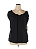 ECI Black Short Sleeve Top Size 1X - photo 1