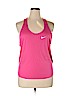 Nike 100% Polyester Pink Active Tank Size XL - photo 1