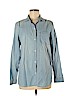 Madewell 100% Cotton Blue Long Sleeve Button-Down Shirt Size M - photo 1