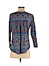 Lucky Brand Blue 3/4 Sleeve Top Size M - photo 2
