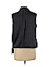 Ann Taylor 100% Polyester Blue Sleeveless Blouse Size L (petite) - photo 2