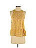 Hollister 100% Cotton Yellow Sleeveless Blouse Size S - photo 1