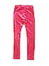 H&M Solid Pink Velour Pants Size 6 - 7 - photo 2