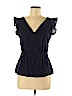J.Crew 100% Cotton Blue Sleeveless Blouse Size 8 (petite) - photo 1