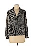 Topshop Black Long Sleeve Blouse Size 6 - photo 1