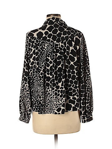Topshop Long Sleeve Blouse (view 2)