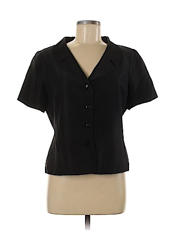 Teri Jon by Rickie Freeman Short Sleeve Blouse (view 1)