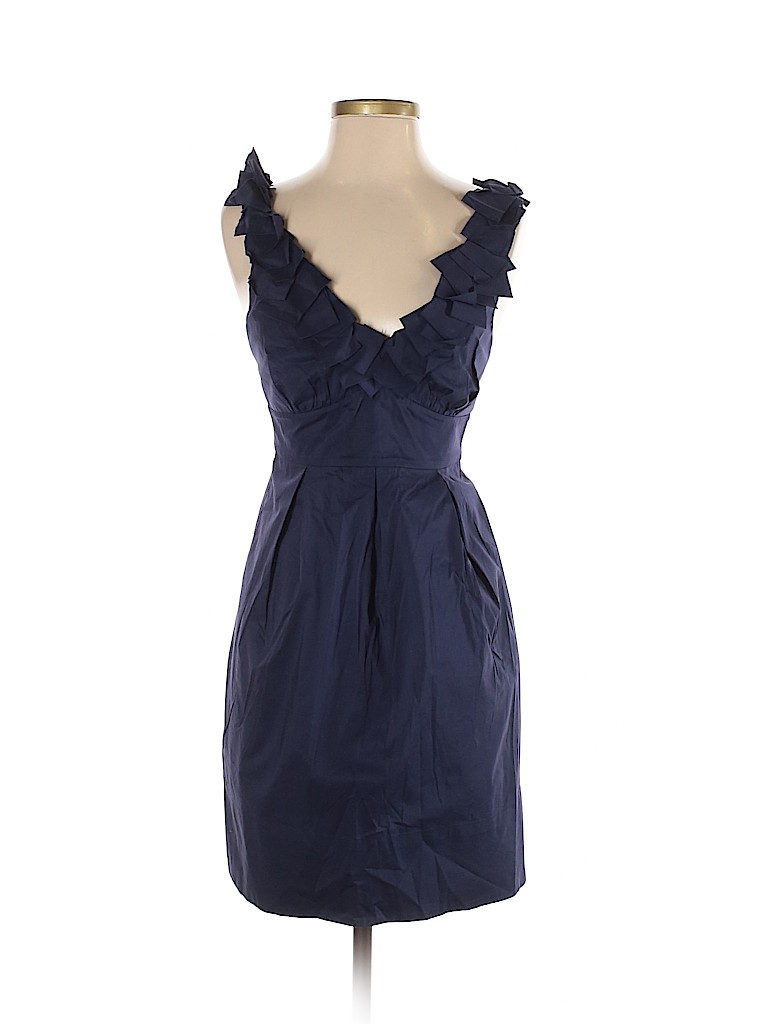BCBGMAXAZRIA Blue Casual Dress Size 2 - photo 1