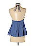 H&M 100% Cotton Blue Sleeveless Blouse Size 4 - photo 2