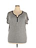 Old Navy Gray Short Sleeve Top Size 2X - photo 1