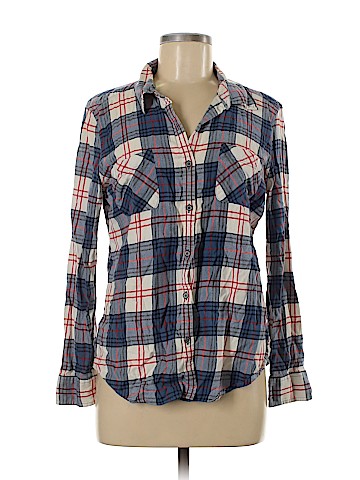 Natural Reflections Long Sleeve Button-Down Shirt (view 1)
