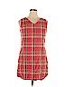 Villager Sport by Liz Claiborne Orange Casual Dress Size 16 - photo 1