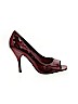 BCBGirls Burgundy Heels Size 7 1/2 - photo 1