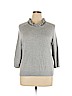 rsvp by TALBOTS Gray Pullover Sweater Size XL - photo 1