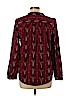 Lucky Brand 100% Cotton Burgundy Long Sleeve Blouse Size L - photo 2