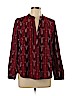 Lucky Brand 100% Cotton Burgundy Long Sleeve Blouse Size L - photo 1