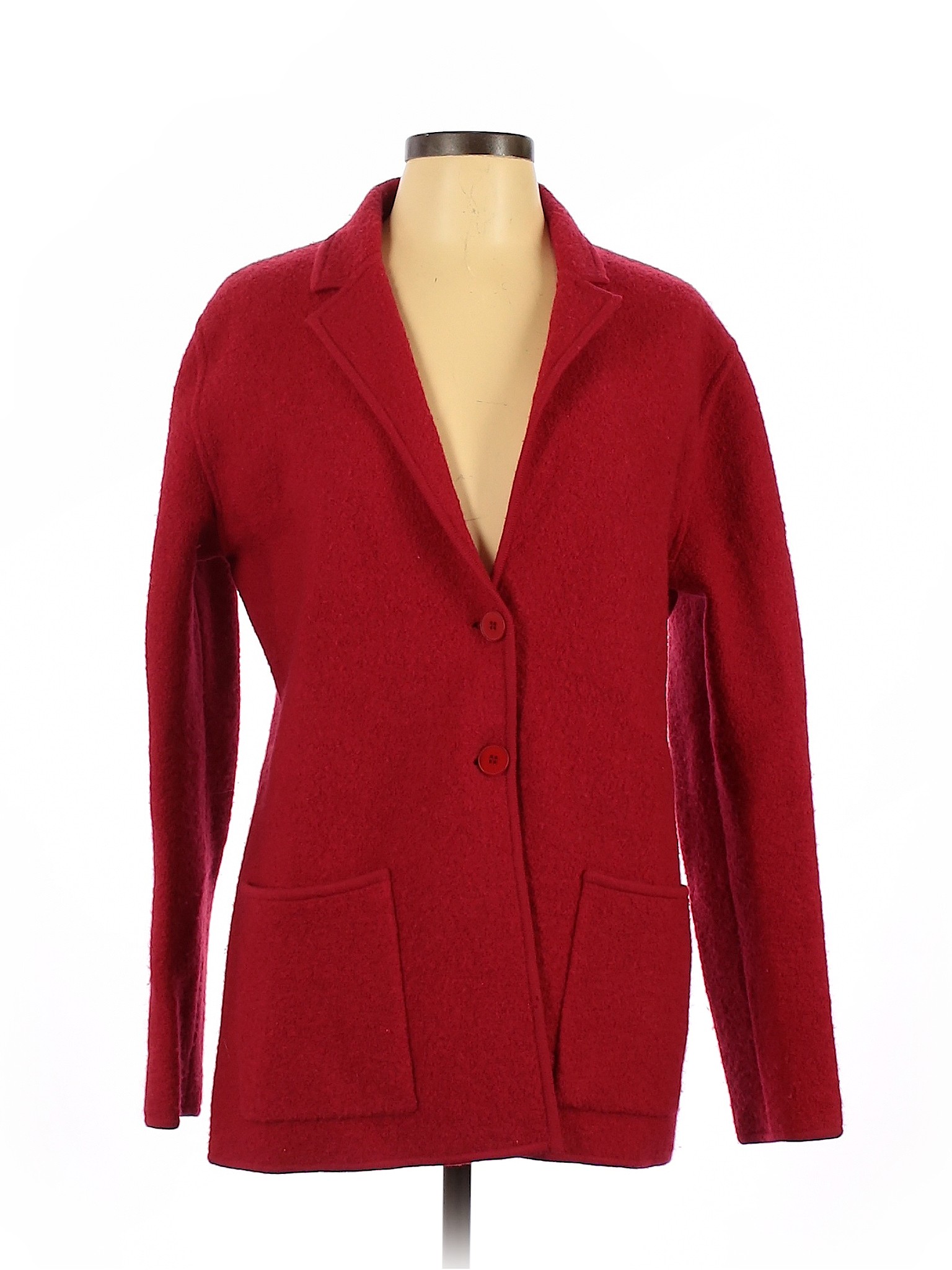 Evan Picone Women Red Wool Blazer L | eBay