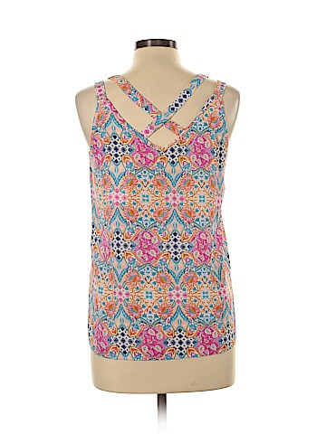Pink Rose Sleeveless Blouse (view 2)