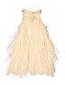 Savannah 100% Polyester Tan Special Occasion Dress Size 6 - photo 2