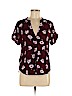 Forever 21 Red Short Sleeve Blouse Size M - photo 1