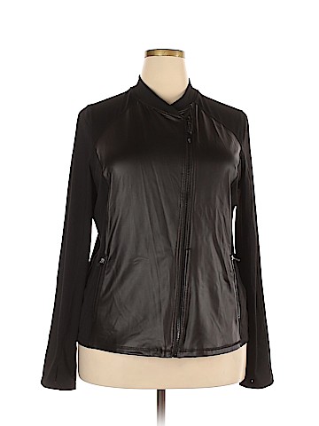 Livi Active Faux Leather Jacket (view 1)