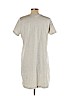 Lands' End 100% Supima Cotton Gray Casual Dress Size L (petite) - photo 2