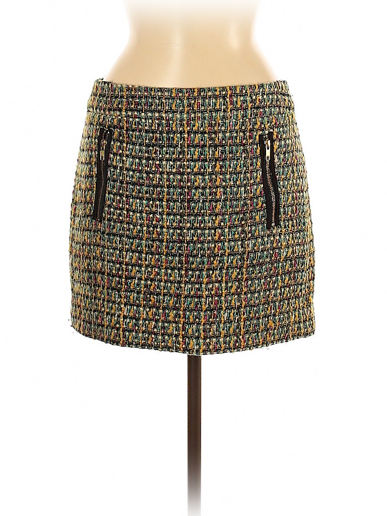 J. Crew Factory Store Green Casual Skirt Size 6 - photo 1