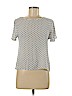 Cloud Chaser 100% Rayon White Short Sleeve Blouse Size M - photo 1