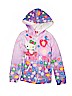 Hello Kitty 100% Polyester Purple Zip Up Hoodie Size 4 - 5 - photo 1