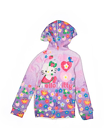 Hello Kitty Zip Up Hoodie (view 2)
