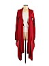 DKNY Red Silk Cardigan Size M - photo 1