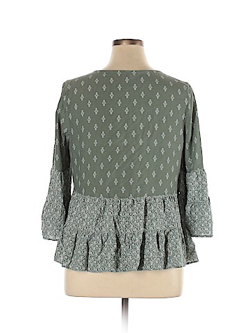 Mudd 3/4 Sleeve Blouse (view 2)