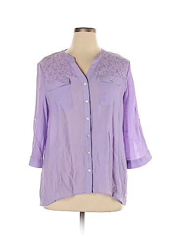 Notations 3/4 Sleeve Blouse (view 1)