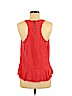 Joie 100% Silk Red Sleeveless Silk Top Size M - photo 2