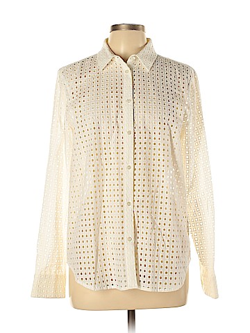 J. Crew Factory Store Long Sleeve Button-Down Shirt (view 1)