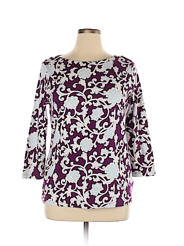 Lands' End 3/4 Sleeve Top (view 1)