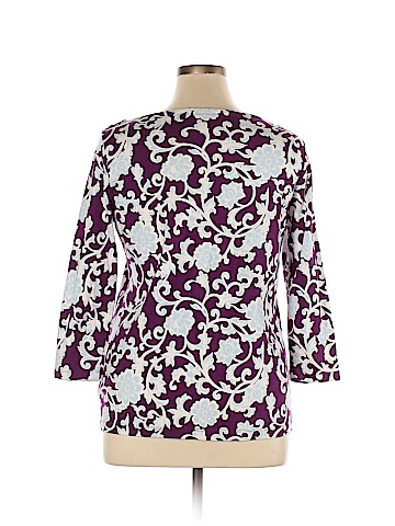 Lands' End 3/4 Sleeve Top (view 2)