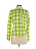 Hollister 100% Cotton Green Long Sleeve Button-Down Shirt Size L - photo 1