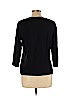 Laura Ashley Black 3/4 Sleeve T-Shirt Size L - photo 2